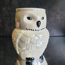 Lade das Bild in den Galerie-Viewer, Weiße Eule Teelicht Duftlampe
