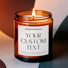 Lade das Bild in den Galerie-Viewer, Personalisierbare Wunsch-Text Kerze