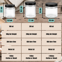 Lade das Bild in den Galerie-Viewer, Personalisierbare Kerze im Transparenten Glas
