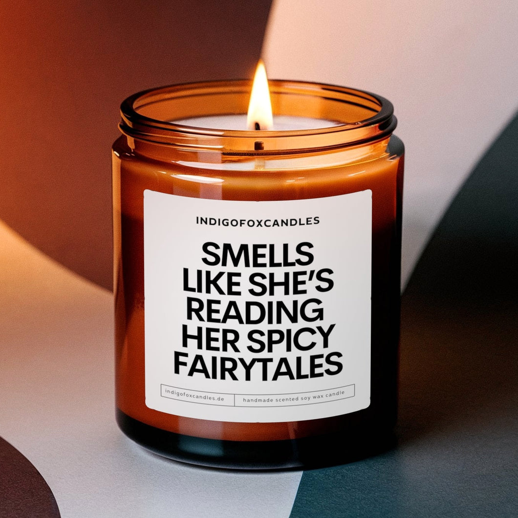 Smells like she's reading her spicy Fairytales